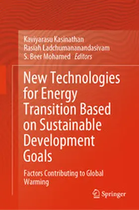 Kasinathan / Ladchumananandasivam / Mohamed |  New Technologies for Energy Transition Based on Sustainable Development Goals | eBook | Sack Fachmedien