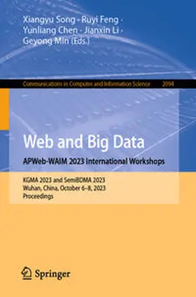 Song / Feng / Chen | Web and Big Data. APWeb-WAIM 2023 International Workshops | E-Book | sack.de
