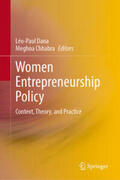 Dana / Chhabra |  Women Entrepreneurship Policy | Buch |  Sack Fachmedien