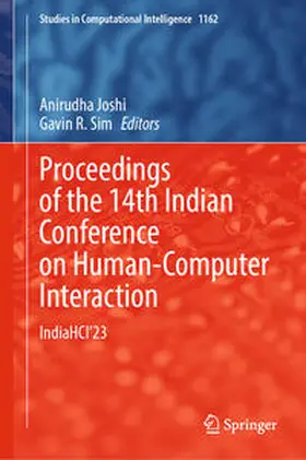 Joshi / Sim |  Proceedings of the 14th Indian Conference on Human-Computer Interaction | eBook | Sack Fachmedien