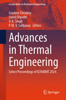 Choubey / Tripathi / Singh | Advances in Thermal Engineering | E-Book | sack.de