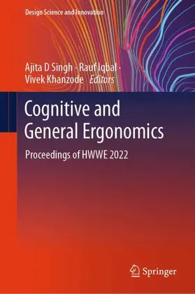 D Singh / Iqbal / Khanzode |  Cognitive and General Ergonomics | Buch |  Sack Fachmedien