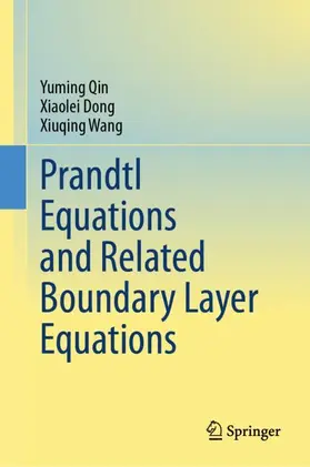 Qin / Wang / Dong |  Prandtl Equations and Related Boundary Layer Equations | Buch |  Sack Fachmedien