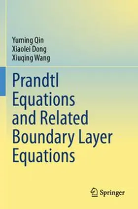Qin / Dong / Wang | Prandtl Equations and Related Boundary Layer Equations | Buch | 978-981-97-4567-8 | www.sack.de