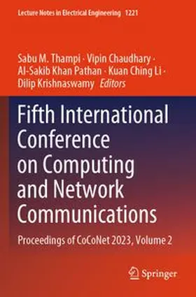 Thampi / Chaudhary / Pathan |  Fifth International Conference on Computing and Network Communications | Buch |  Sack Fachmedien