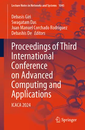 Giri / Das / Corchado Rodríguez |  Proceedings of Third International Conference on Advanced Computing and Applications | eBook | Sack Fachmedien