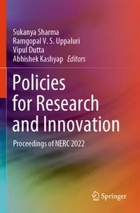 Sharma / Uppaluri / Dutta |  Policies for Research and Innovation | Buch |  Sack Fachmedien