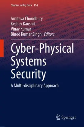 Choudhury / Singh / Kaushik |  Cyber-Physical Systems Security | Buch |  Sack Fachmedien