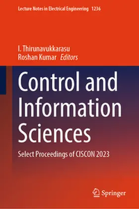 Thirunavukkarasu / Kumar |  Control and Information Sciences | eBook | Sack Fachmedien