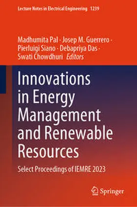 Pal / Guerrero / Siano | Innovations in Energy Management and Renewable Resources | E-Book | sack.de