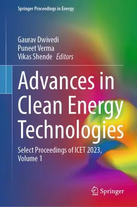 Dwivedi / Shende / Verma |  Advances in Clean Energy Technologies | Buch |  Sack Fachmedien