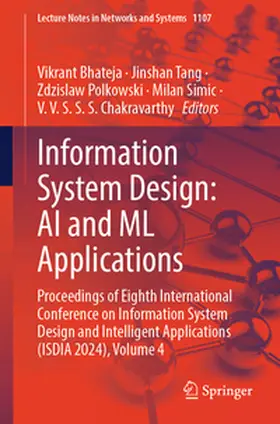 Bhateja / Tang / Polkowski | Information System Design: AI and ML Applications | E-Book | sack.de