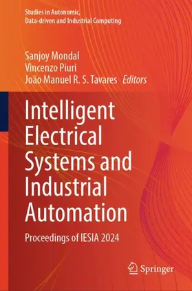 Mondal / Tavares / Piuri |  Intelligent Electrical Systems and Industrial Automation | Buch |  Sack Fachmedien