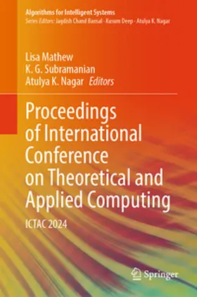 Mathew / Subramanian / Nagar |  Proceedings of International Conference on Theoretical and Applied Computing | eBook | Sack Fachmedien