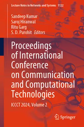 Kumar / Hiranwal / Garg | Proceedings of International Conference on Communication and Computational Technologies | E-Book | sack.de