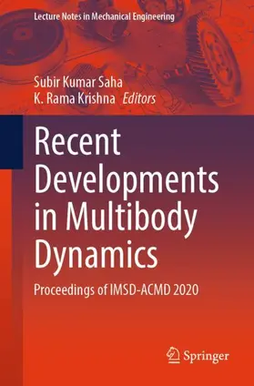Rama Krishna / Saha |  Recent Developments in Multibody Dynamics | Buch |  Sack Fachmedien