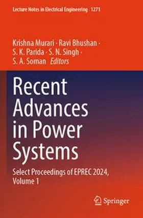 Murari / Bhushan / Parida |  Recent Advances in Power Systems | Buch |  Sack Fachmedien
