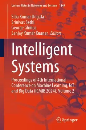 Kumar Udgata / Kuanar / Sethi |  Intelligent Systems | Buch |  Sack Fachmedien