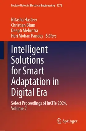 Hasteer / Pandey / Blum |  Intelligent Solutions for Smart Adaptation in Digital Era | Buch |  Sack Fachmedien