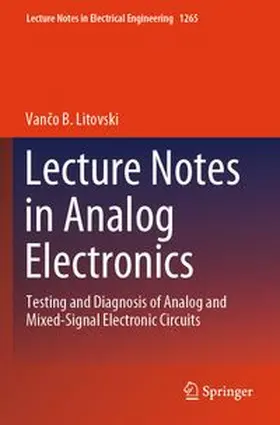 Litovski |  Lecture Notes in Analog Electronics | Buch |  Sack Fachmedien