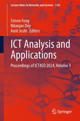 Fong / Dey / Joshi | ICT Analysis and Applications | E-Book | www.sack.de