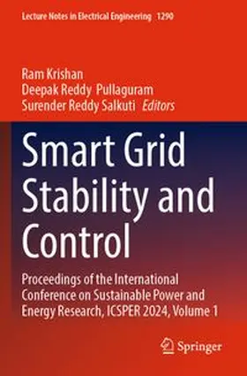 Krishan / Pullaguram / Salkuti |  Smart Grid Stability and Control | Buch |  Sack Fachmedien