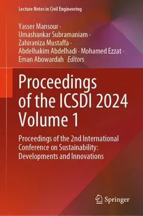 Mansour / Subramaniam / Abowardah |  Proceedings of the ICSDI 2024 Volume 1 | Buch |  Sack Fachmedien