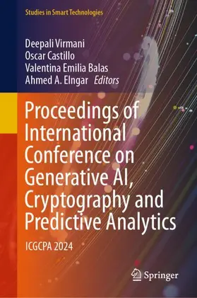 Virmani / Elngar / Castillo | Proceedings of International Conference on Generative AI, Cryptography and  Predictive Analytics | Buch | 978-981-97-9131-6 | sack.de