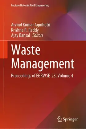 Agnihotri / Bansal / Reddy |  Waste Management | Buch |  Sack Fachmedien