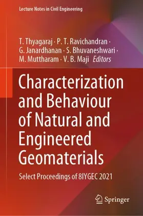 Thyagaraj / Ravichandran / Maji |  Characterization and Behaviour of Natural and Engineered Geomaterials | Buch |  Sack Fachmedien
