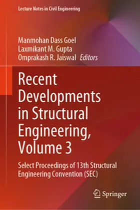 Goel / Gupta / Jaiswal |  Recent Developments in Structural Engineering, Volume 3 | eBook | Sack Fachmedien