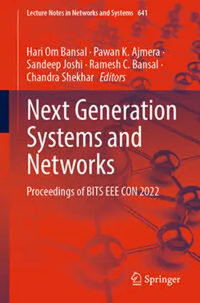 Bansal / Ajmera / Joshi | Next Generation Systems and Networks | E-Book | sack.de