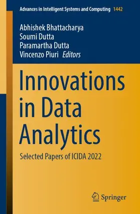 Bhattacharya / Dutta / Piuri |  Innovations in Data Analytics | Buch |  Sack Fachmedien