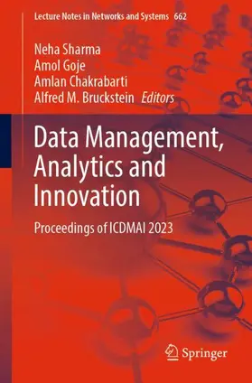 Sharma / Bruckstein / Goje |  Data Management, Analytics and Innovation | Buch |  Sack Fachmedien