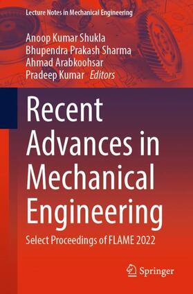 Shukla / Kumar / Sharma |  Recent Advances in Mechanical Engineering | Buch |  Sack Fachmedien