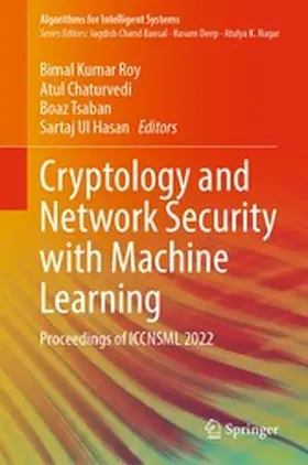 Roy / Chaturvedi / Tsaban |  Cryptology and Network Security with Machine Learning | eBook | Sack Fachmedien