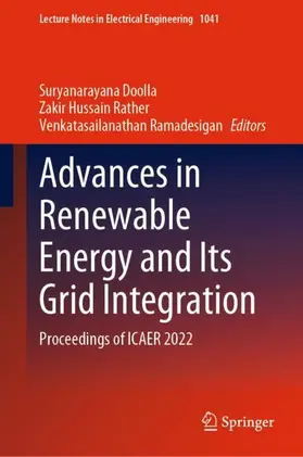 Doolla / Ramadesigan / Rather |  Advances in Renewable Energy and Its Grid Integration | Buch |  Sack Fachmedien