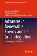 Doolla / Ramadesigan / Rather |  Advances in Renewable Energy and Its Grid Integration | Buch |  Sack Fachmedien