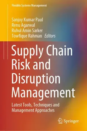 Paul / Rahman / Agarwal |  Supply Chain Risk and Disruption Management | Buch |  Sack Fachmedien