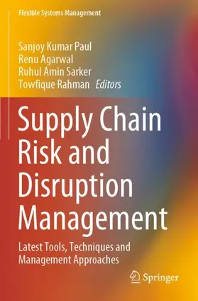 Paul / Rahman / Agarwal |  Supply Chain Risk and Disruption Management | Buch |  Sack Fachmedien