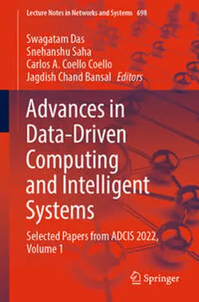 Das / Saha / Coello Coello | Advances in Data-Driven Computing and Intelligent Systems | E-Book | sack.de