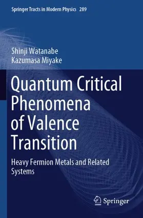 Miyake / Watanabe | Quantum Critical Phenomena of Valence Transition | Buch | 978-981-99-3520-8 | sack.de