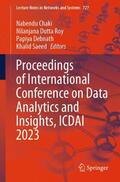 Chaki / Saeed / Roy |  Proceedings of International Conference on Data Analytics and Insights, ICDAI 2023 | Buch |  Sack Fachmedien