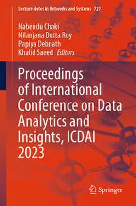Chaki / Roy / Debnath |  Proceedings of International Conference on Data Analytics and Insights, ICDAI 2023 | eBook | Sack Fachmedien