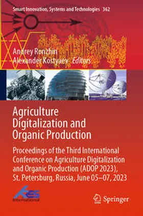 Ronzhin / Kostyaev |  Agriculture Digitalization and Organic Production | Buch |  Sack Fachmedien