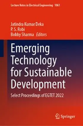 Deka / Robi / Sharma | Emerging Technology for Sustainable Development | E-Book | www.sack.de