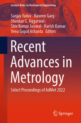 Yadav / Garg / Aggarwal |  Recent Advances in Metrology | eBook | Sack Fachmedien