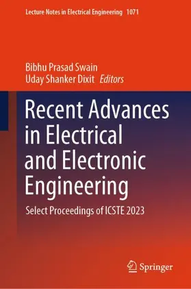 Dixit / Swain |  Recent Advances in Electrical and Electronic Engineering | Buch |  Sack Fachmedien