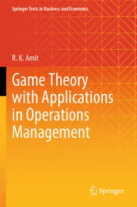 Amit |  Game Theory with Applications in Operations Management | Buch |  Sack Fachmedien
