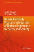 Sai Baba / Chirayath |  Human Reliability Programs in Industries of National Importance for Safety and Security | Buch |  Sack Fachmedien